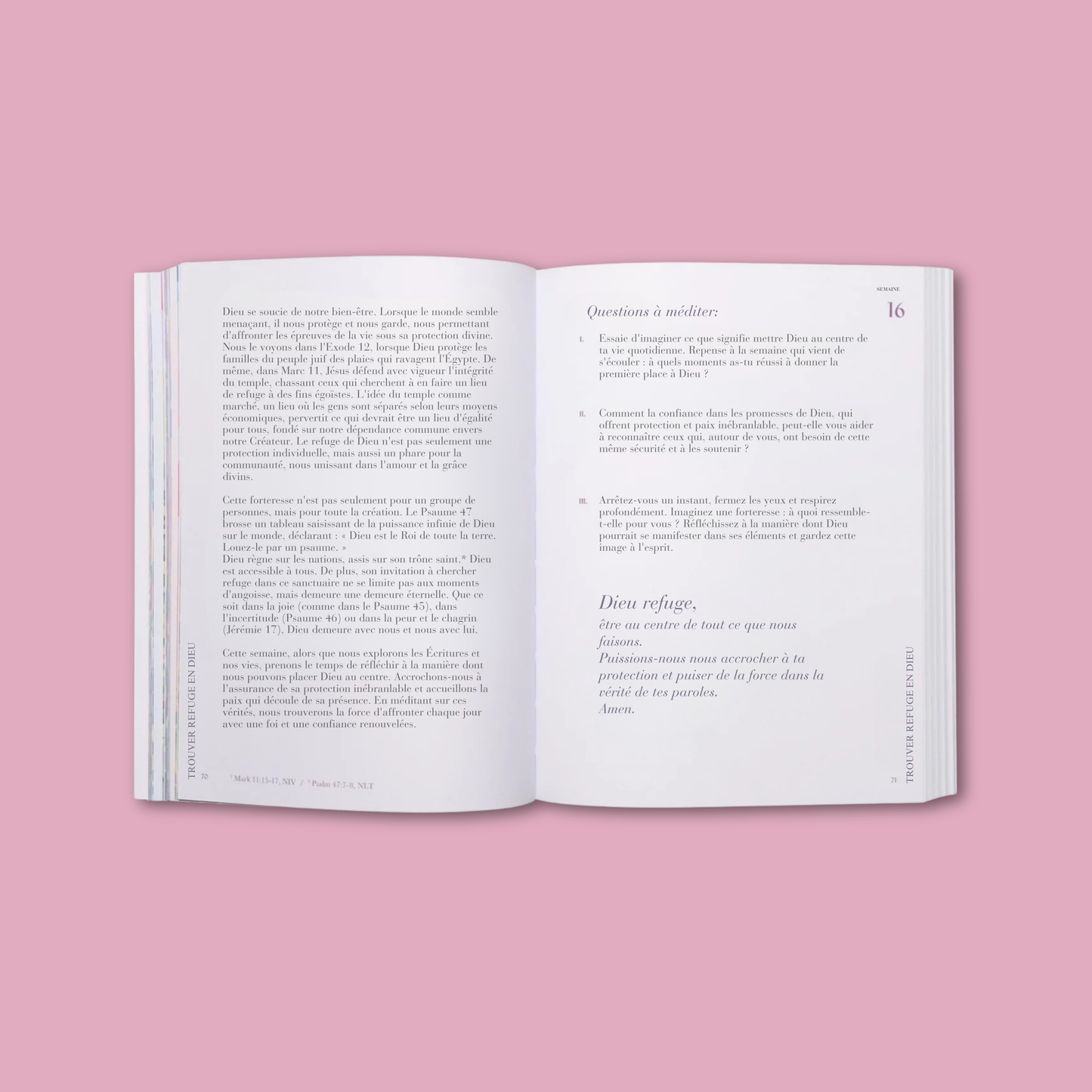 La Bible en un An - 52 Semaines avec la Parole du Seigneur